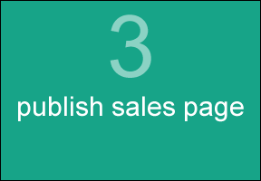 Publish Your Sales Page